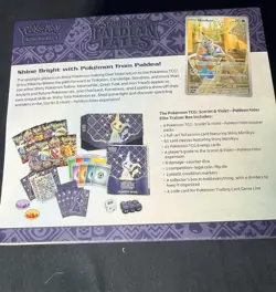 Nintendo Pokemon TCG Scarlet & Violet Paldean Fates Elite Trainer Box - 9 Packs 820650856181 - Image 2