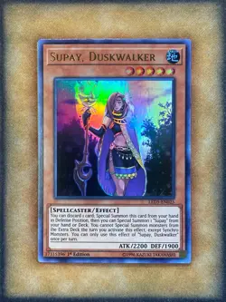 Yugioh Supay, Duskwalker LED5-EN025 Ultra Rare 1st Ed NM - Image 1