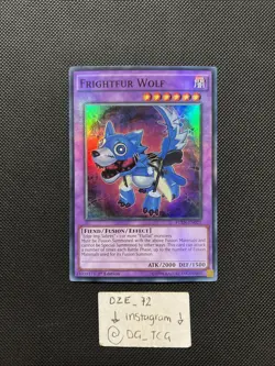 Yugioh - Frightfur Wolf - FUEN-EN021 - Super Rare - 1st Edition - NM - Image 1