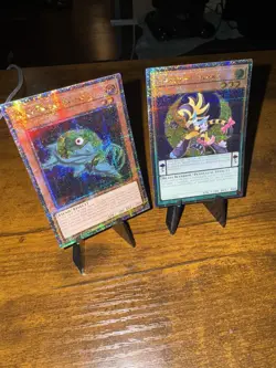 Yugioh Stampede Quarter Century Secret Rare D/D Slime Lunar Light Tiger RA04 NM - Image 2