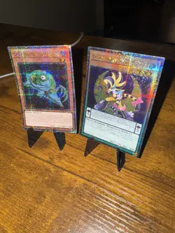 Yugioh Stampede Quarter Century Secret Rare D/D Slime Lunar Light Tiger RA04 NM - Image 3