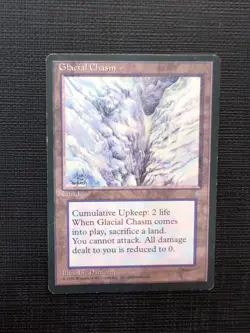 Glacial Chasm Magic the Gathering Card Ice Age Series - Image 1