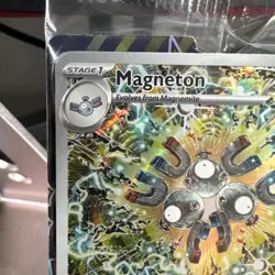 Magneton ⚡ SVP 159 Pokemon TCG Surging Sparks Black Star Promo Card, Sealed - Image 2