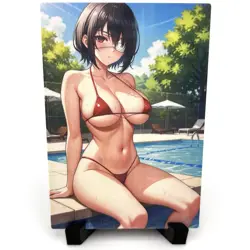 Another Mei Misaki Sexy Hot Bikini Anime Waifu Girl Lewd Goddess Story Art Card - Image 1