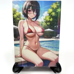 Another Mei Misaki Sexy Hot Bikini Anime Waifu Girl Lewd Goddess Story Art Card - Image 2