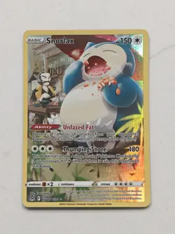 Snorlax TG10/TG30 SWSH Lost Origin Trainer Gallery Holo Pokemon TCG Card - Image 1