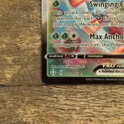 Dhelmise VMAX NM 010/072 Shining Fates Holo 2021 Pokemon Card - Image 5