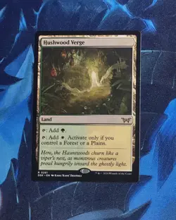 Hushwood Verge Duskmourn: House of Horror Regular Rare Card #261 NM MTG - Image 1
