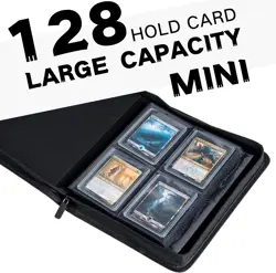 Versatile Card Storage Case for TCG, Baseball, & More - 128 Card Holder, White - Image 5