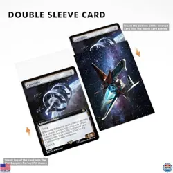 100 Textured Back Art Card Sleeves + 100 Inner Sleeves for Standard MTG Cards - Image 4