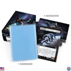 100 Textured Back Art Card Sleeves + 100 Inner Sleeves for Standard MTG Cards - Image 5