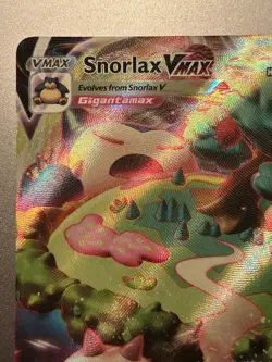 Pokemon Snorlax VMAX Holo Ultra Rare Full Art Card 142/202 Sword & Shield - Image 2