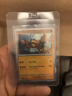 McDonald's Klawf 011/015 Holo Pokemon TCG Card 2023 LP English Edition - Image 2