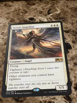 SERRA'S GUARDIAN Magic MTG M19 Core Set - Image 1