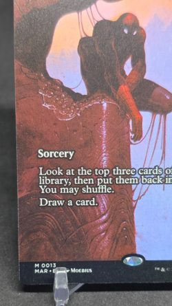 MTG Magic the Gathering Marvel's Spider-Man Ponder (Borderless) 0013 (M) - Image 2