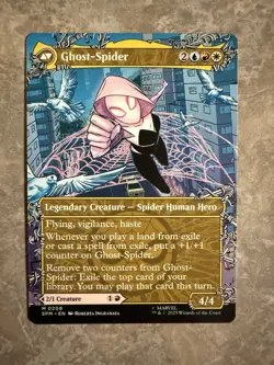 MTG Gwen Stacy (0209 Borderless) Marvel's Spider-Man Magic NM - Image 2