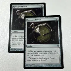 X2 - Springleaf Drum - LP Regular #162 Born of the Gods MTG - Image 1