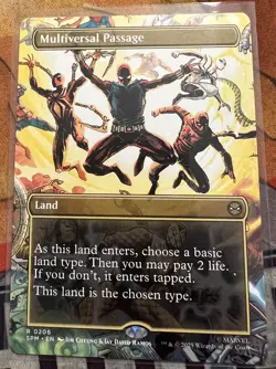 MTG Spider-Man BORDERLESS SCENE R Multiversal Passage #0206 - Image 1