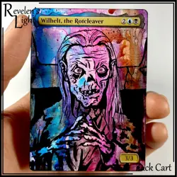 Wilhelt, The Rotcleaver Alter - Hand Painted MTG Altered Art - The Cryptkeeper - Image 1