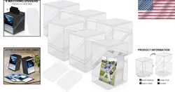 6 Acrylic Commander Deck Boxes for TCG & MTG | Organized Storage - Image 2