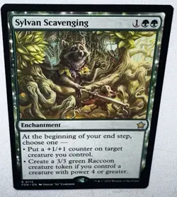 Sylvan Scavenging Foundations MTG 113 RARE 1x Non Foil, Very Light Play - Image 2