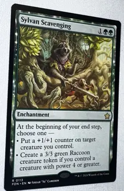 Sylvan Scavenging Foundations MTG 113 RARE 1x Non Foil, Very Light Play - Image 4