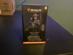 MTG Outlaws of Thunder Junction Commander Deck Quick Draw Sealed New - Image 1