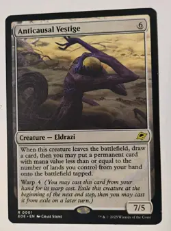 Anticausal Vestige MTG, Edge of Eternities, Rare, Eldrazi, NM - Image 1