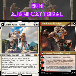 EDH - Ajani Boros Cat Tribal, MTG Commander Deck, Bracket 2 - Image 1