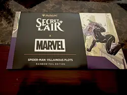 MTG Secret Lair Marvel's Spider-Man: Villainous Plots Non-Foil New Sealed - Image 1