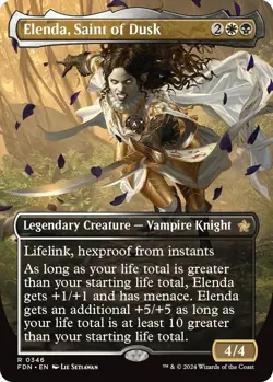 Elenda, Saint of Dusk (Borderless) - Foundations - 0346 - MTG - NM - Rare - Image 1