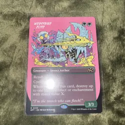 Borderless WEBSTRIKE ELITE mtg NM-M Aetherdrift 1 Rare - Image 1