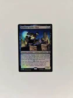 Symbiote Spider-Man Marvel's Spider-Man Foil Rare MTG Magic The Gathering - Image 2