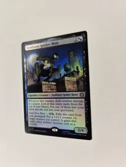 Symbiote Spider-Man Marvel's Spider-Man Foil Rare MTG Magic The Gathering - Image 3