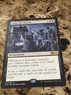 OPEN THE GRAVES Magic MTG M19 Core Set - Image 1