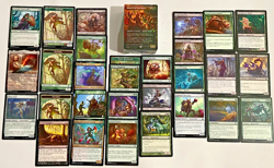 MTG Squirreled Away Deck and HUGE Squirrel card lot Bloomburrow Commander Precon - Image 1