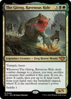 ~ The Gitrog, Ravenous Ride ~ NM ~ Outlaws of Thunder Junction ~ MTG ~ - Image 1