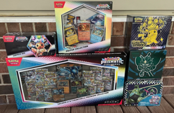 NEW-Pokemon TCG Pris Lucario & Tyranitar ex/Poster/Surprise Box/ETBs & Chest - Image 1