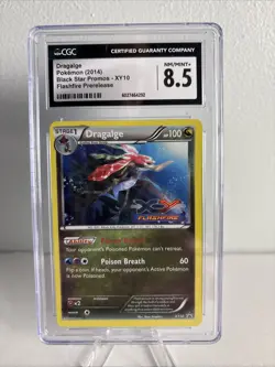 Dragalge Pokemon (2014) Black Star Promos- XY10 Flashfire Prerelease CGC 8.5 - Image 2
