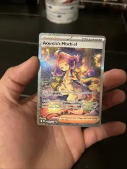 Pokemon Mega Evolution Acerola's Mischief Secret Illustration Rare, #183/132 - Image 3
