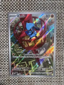 Riolu 010 Pokemon Mega Evolution Black Star Promo NM - 2 - Image 2