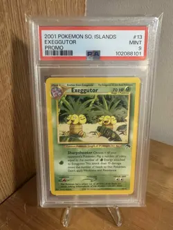 2001 Pokemon Exeggutor Non Holo Southern Islands Promo 13/18 - PSA 9 Mint WOTC - Image 1