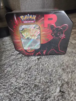 Pokemon TCG Team Rocket Tin Box - Persian EX - New Factory Sealed Fast Shipping - Image 1