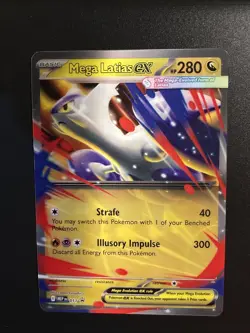 Jumbo Lenticular Mega Latias ex MEP 011 Exclusive Promo Pokemon - NM - Image 1