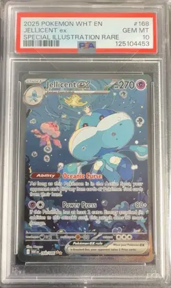 Jellicent EX Special Illustration Rare Pokemon TCG White Flare English 168/086 - Image 1