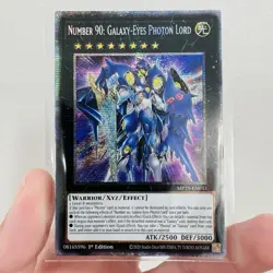 Yugioh Number 90: Galaxy-Eyes Photon Lord MP25-EN033 Starlight Rare 1st Ed NM - Image 1
