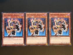 YUGIOH GRAVEKEEPER'S DECK- RECRUITER- DESCENDENT- SPY- RED-EYES- NECROVALLEY NM - Image 3