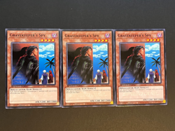 YUGIOH GRAVEKEEPER'S DECK- RECRUITER- DESCENDENT- SPY- RED-EYES- NECROVALLEY NM - Image 4