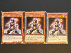 YUGIOH GRAVEKEEPER'S DECK- RECRUITER- DESCENDENT- SPY- RED-EYES- NECROVALLEY NM - Image 5