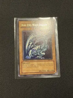 YuGiOh Blue-Eyes White Dragon SDK-001 1st Edition NEAR MINT NM Ultra Rare 2002 - Image 2